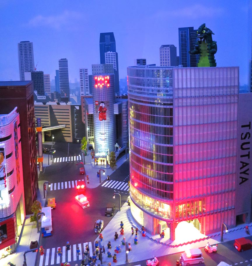 Tokyo is the only place in the world where you can summon the Big Green Guy with the push of a button!