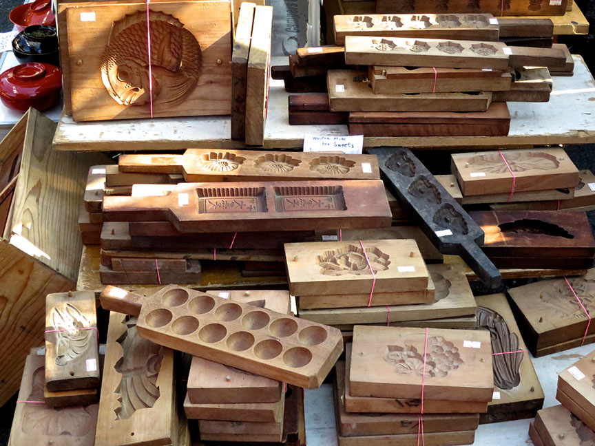 Traditional molds for the kind of candy that looks beautiful but tastes meh