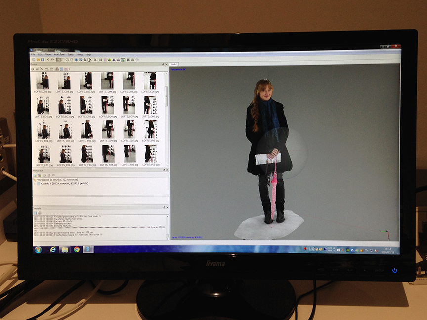 And voila! Me and my umbrella!