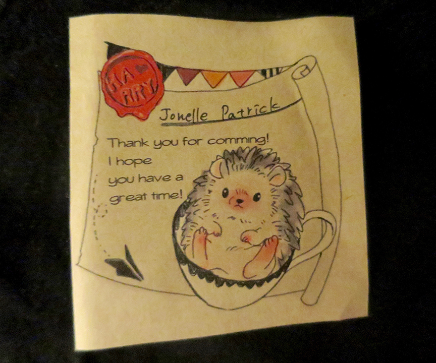 If you make a reservation before coming, you get one of these!