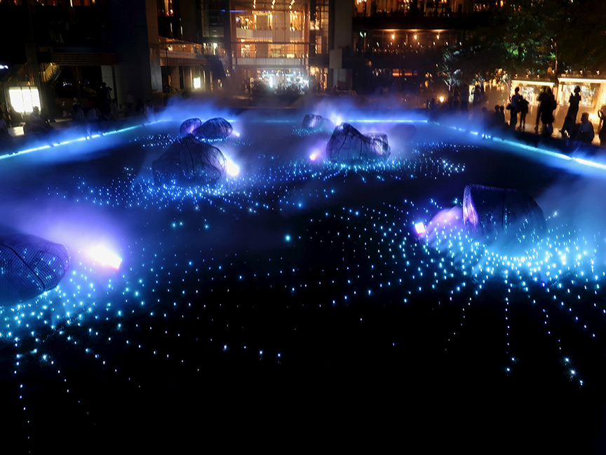 モチーフライト　LEDクリスタルビーズ・タワー　JOA-196 イケショップ / JTT 3Dクリスタルボールライト JAPAN 3Dアートシリーズ