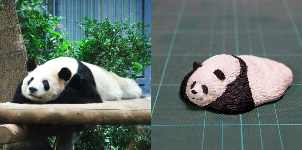 @Meetissai sculpture of sleeping panda