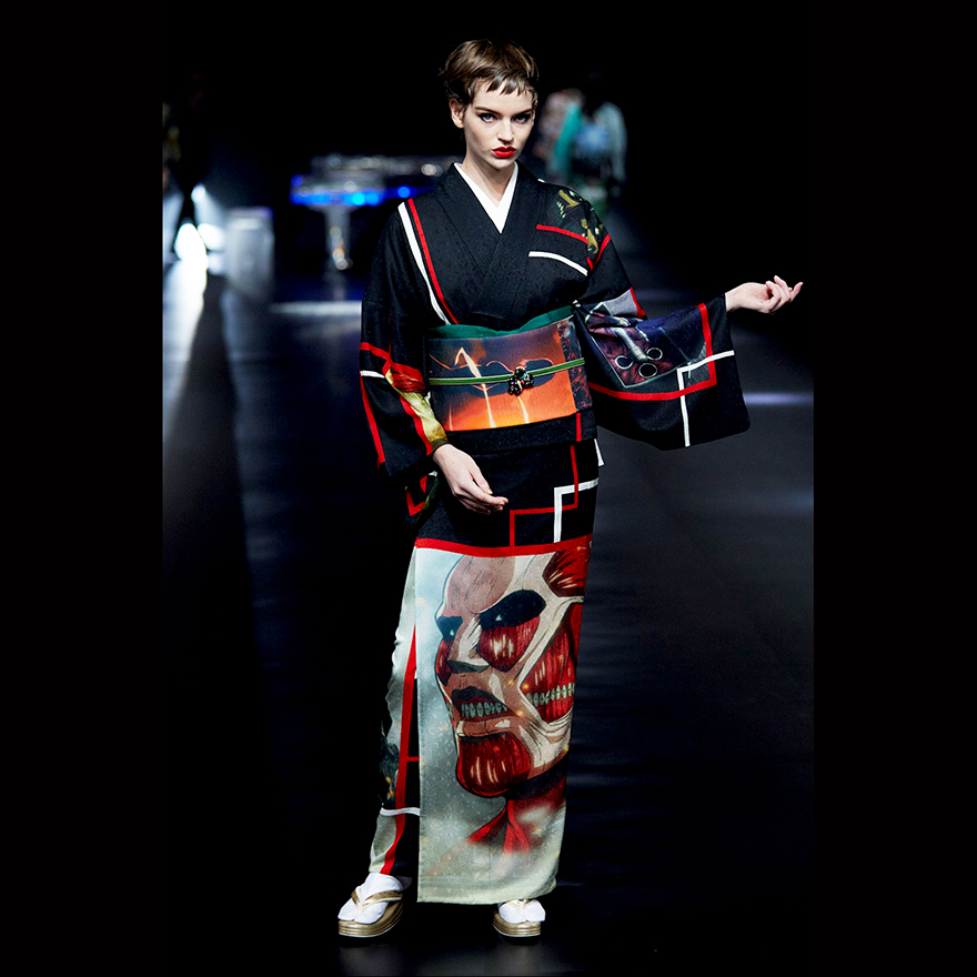 Yoshikimono manga design kimono and obi