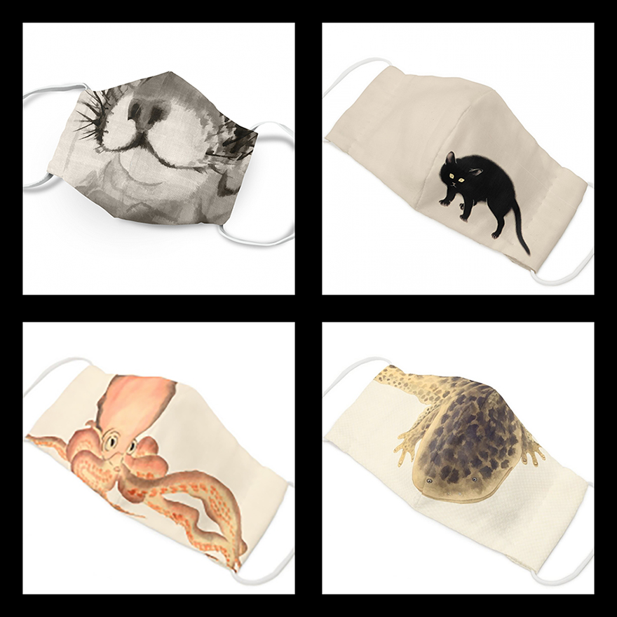 Fashionable face masks from Gofukuyasan