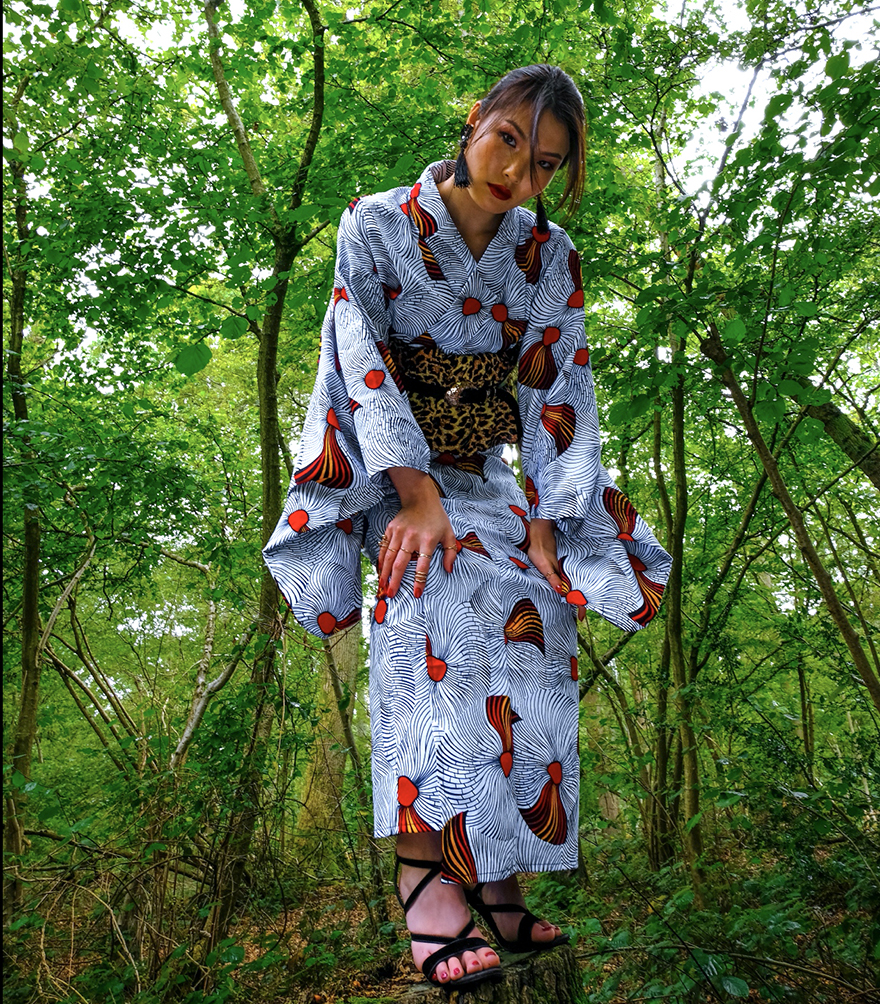 Uber Dandy Kimono Nkechi kimono ensemble