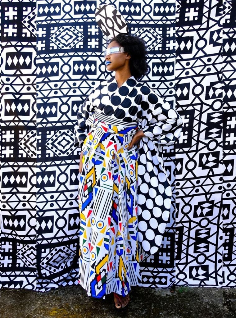 Uber Dandy Kimono Amazwe kimono ensemble with hakama