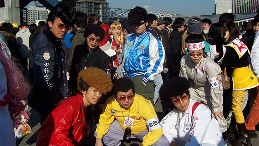 Members of Japanese motorcycle gang from Japan Bullet