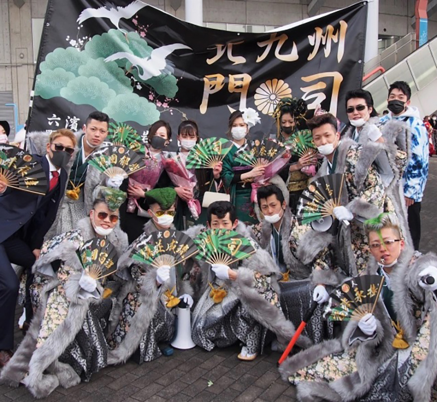 Outlandish costumes on Kitakyushu's Seijinshiki no hi coming of age day from SoraNews24
