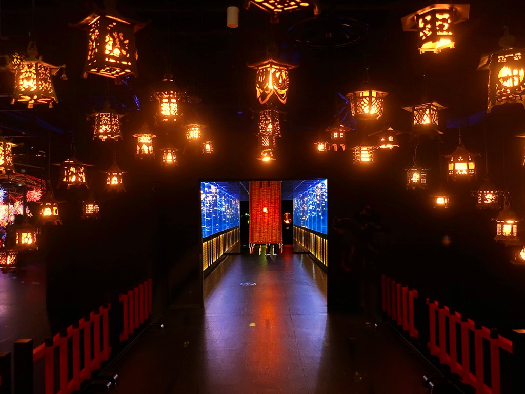 Entrance to the Art Aqauarium Museum in Ginza, Tokyo