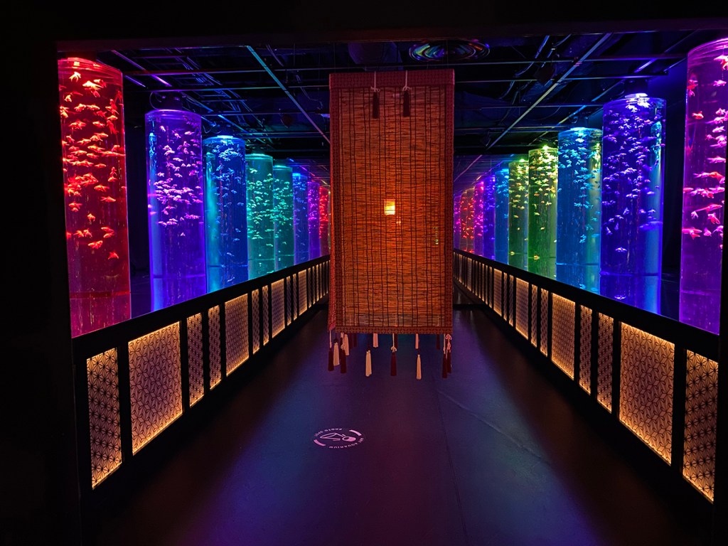 Goldfish at the Art Aqauarium Museum in Ginza, Tokyo