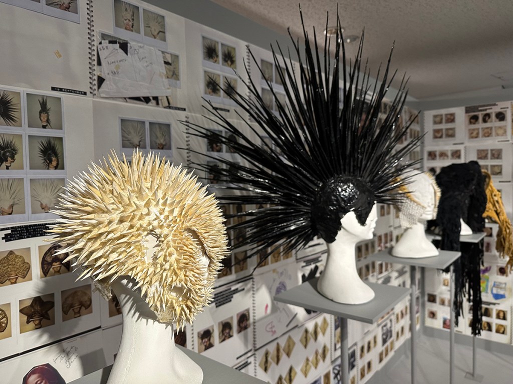 Hair/headpieces by Katsuya Kamo displayed at Kamo Head exhibition