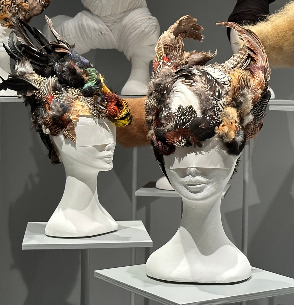 Hair/headpieces by Katsuya Kamo displayed at Kamo Head exhibition
