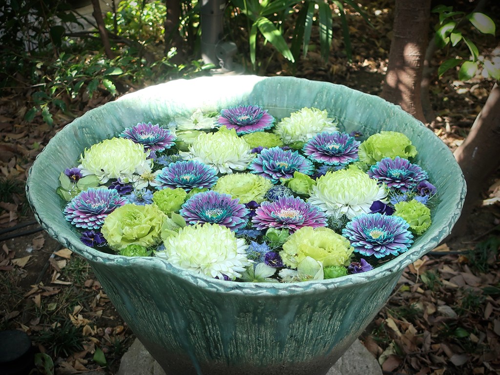 Hanachōzu at the Gyōda Hachiman Shrine