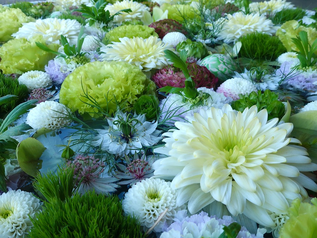Hanachōzu at the Gyōda Hachiman Shrine