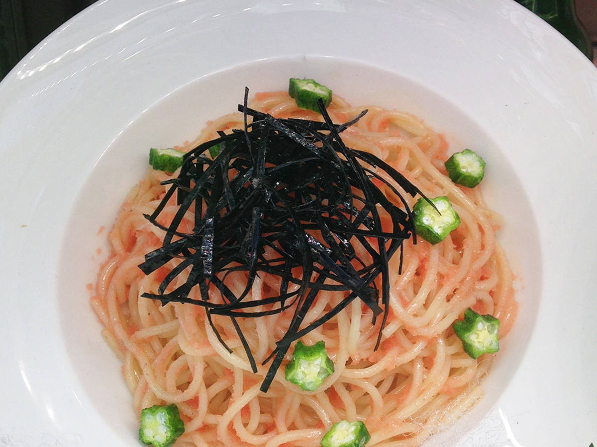 On top of spaghetti, all covered with…seaweed?